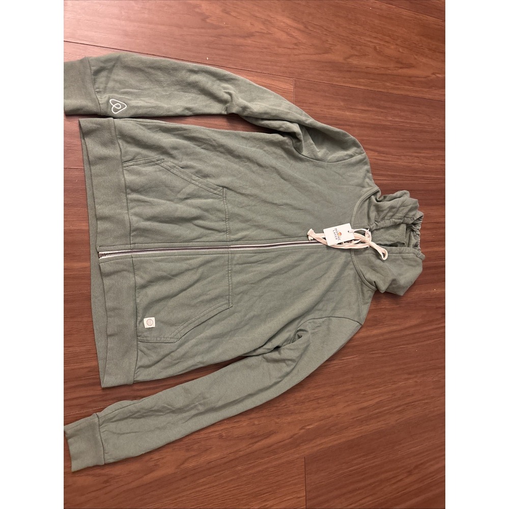 NWT Marine Layer Womens Afternoon Full Zip Hoodie Sage Green Medium Airbnb